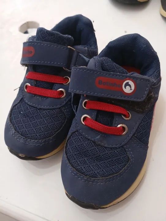 Lotinho Calçado Bebe 2 pares de calçados infantis 1 sandália número 24 - Foto 3