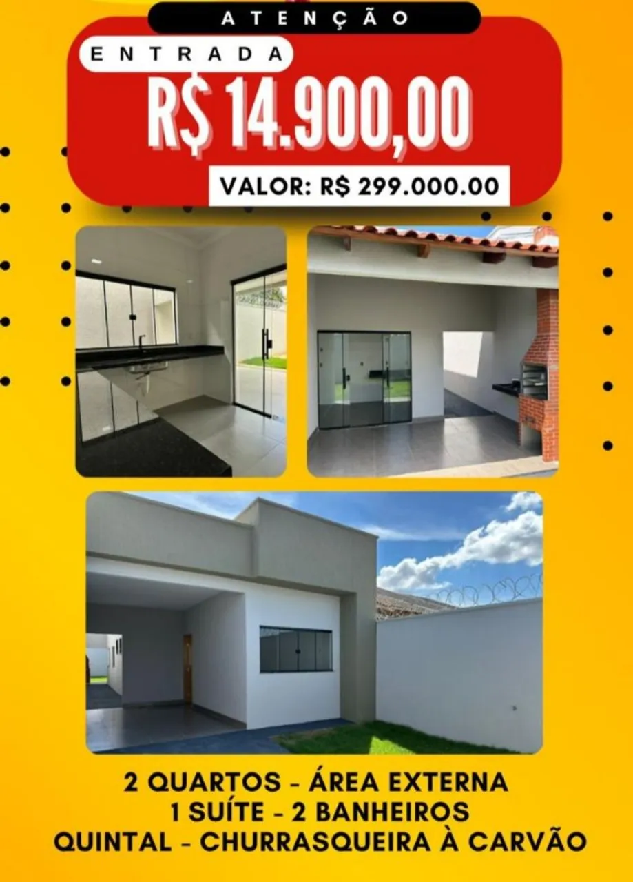 Casa 2/4 com suite 295.000$
