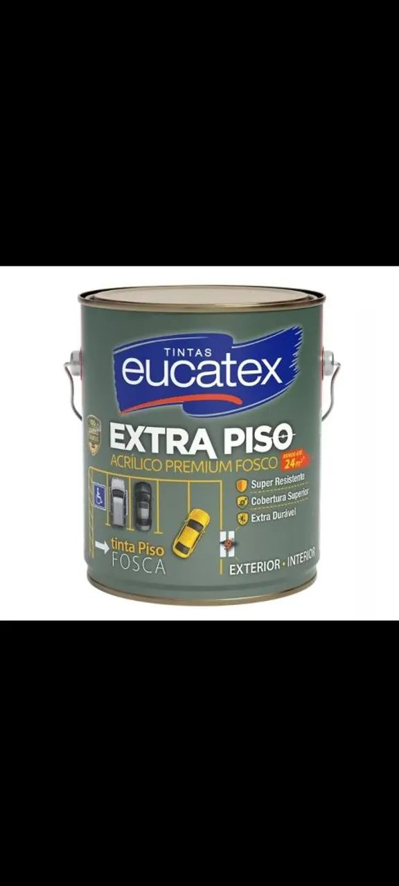 Tinta piso 18l Eucatex diversas cores prontas  - Foto 2