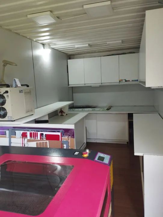 CONTAINER 20 PÉS - PRONTO PARA LOJA OU ESCRITÓRIO - TODO MOBILIADO E CLIMATIZADO!! - Foto 3