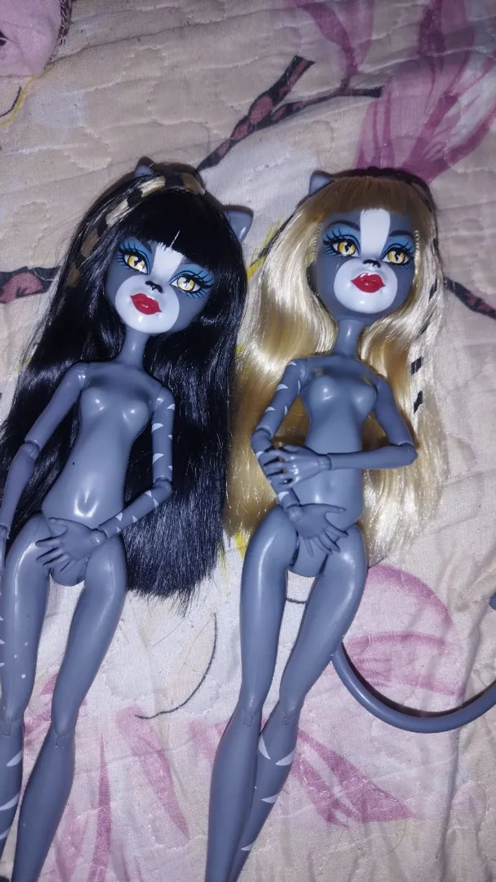 RESERVADAS! Monster high - Sucatas meowlody e purrsephone