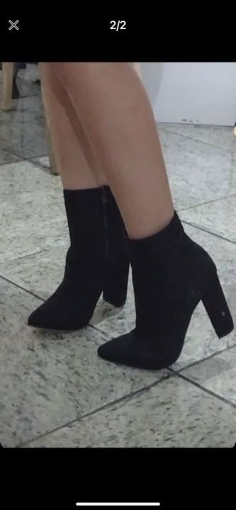 Bota de salto alto  - Foto 2