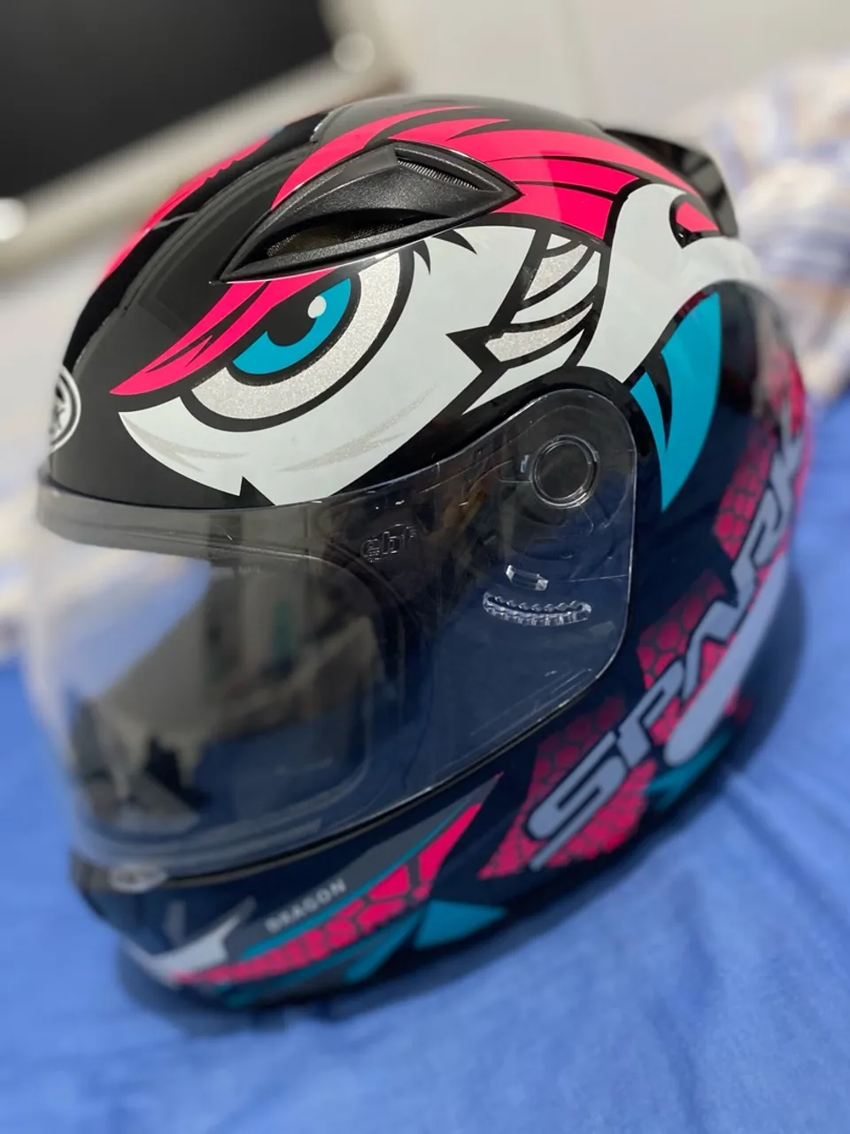 Capacete Spark Dragon feminino- Design Exclusivo