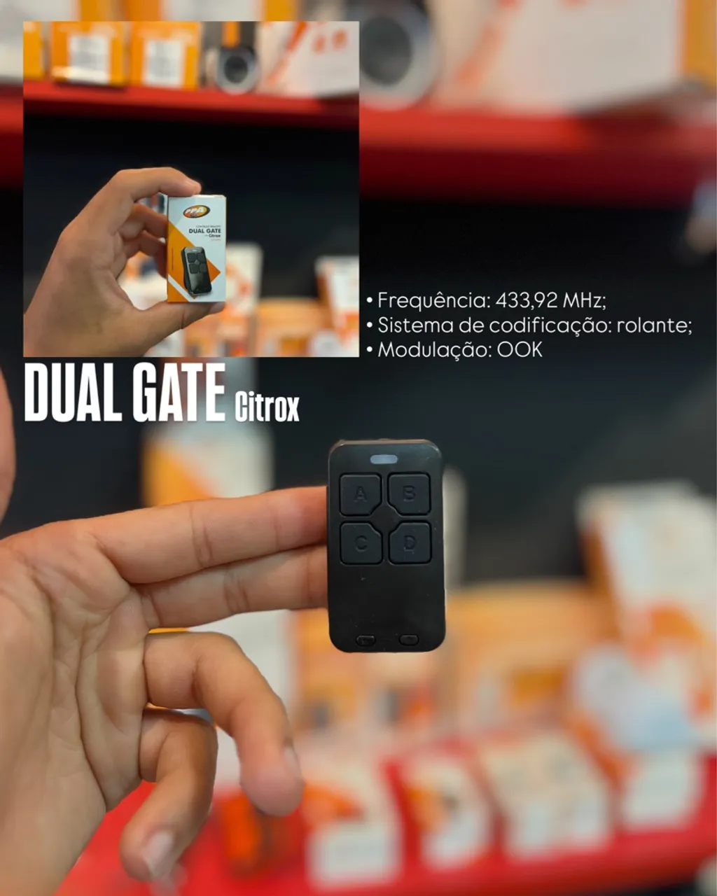 Controle Dual Gate Citrox