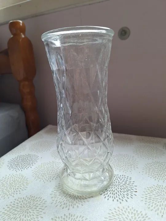 Vaso em vidro transparente - Foto 3