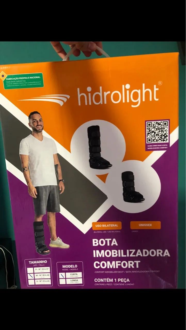 Bota imobilizadora comfort