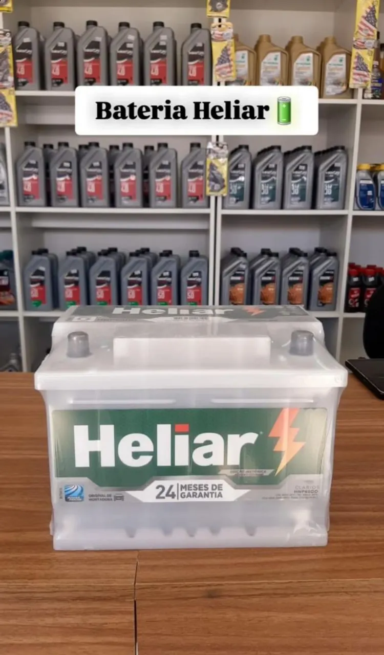 Bateria Heliar 24 Meses de Garantia