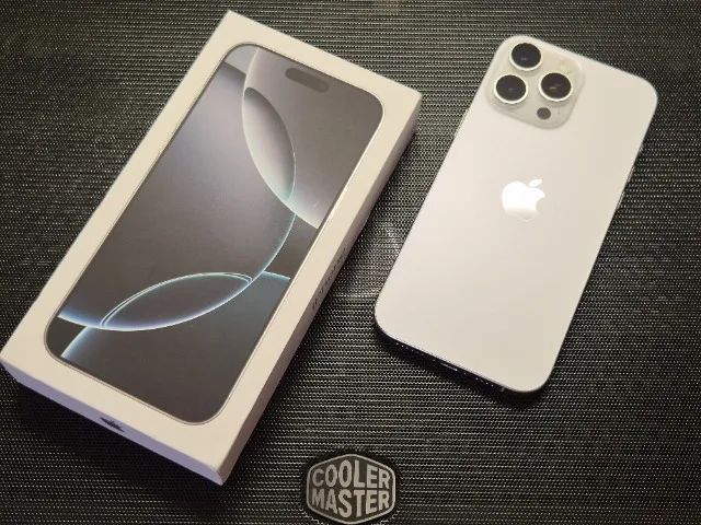 iPhone 16 Pro Max Titânio Branco | 256Gb | Chip Físico | Nacional