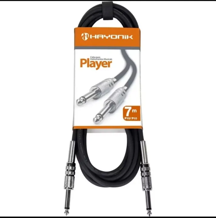 Cabo P10/P10 para Instrumentos Musicais 7m Hayonik