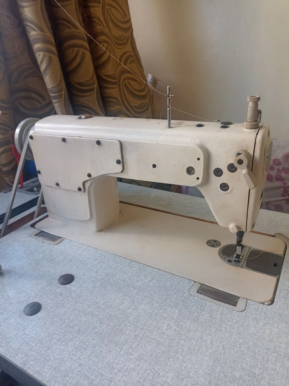 Máquina industrial costura reta