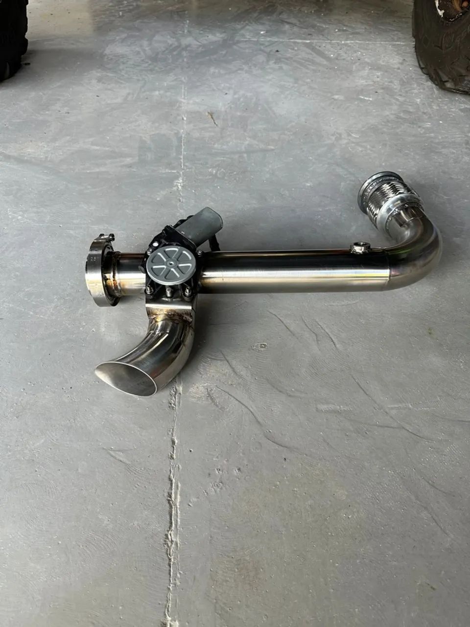 Kit Escape Esportivo Downpipe + Difusor Utv Maverick X3 - Foto 2