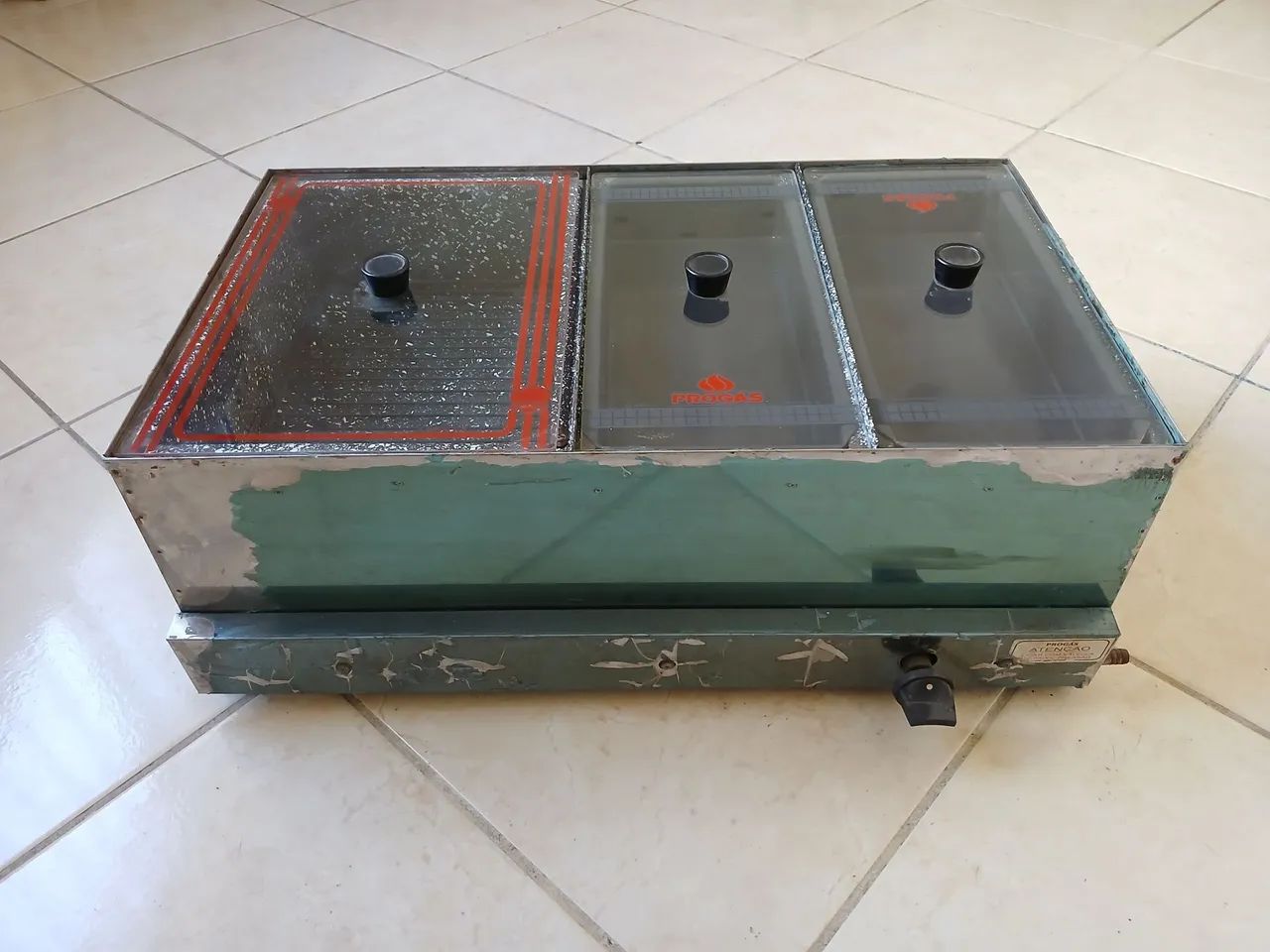 Molheira para lanchonetes - Gás