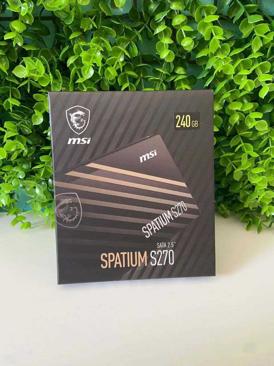 SSD MSI Spatium S270, 240GB, 2.5", SATA 3, Leitura 500MB/s, Gravação 450MB/s