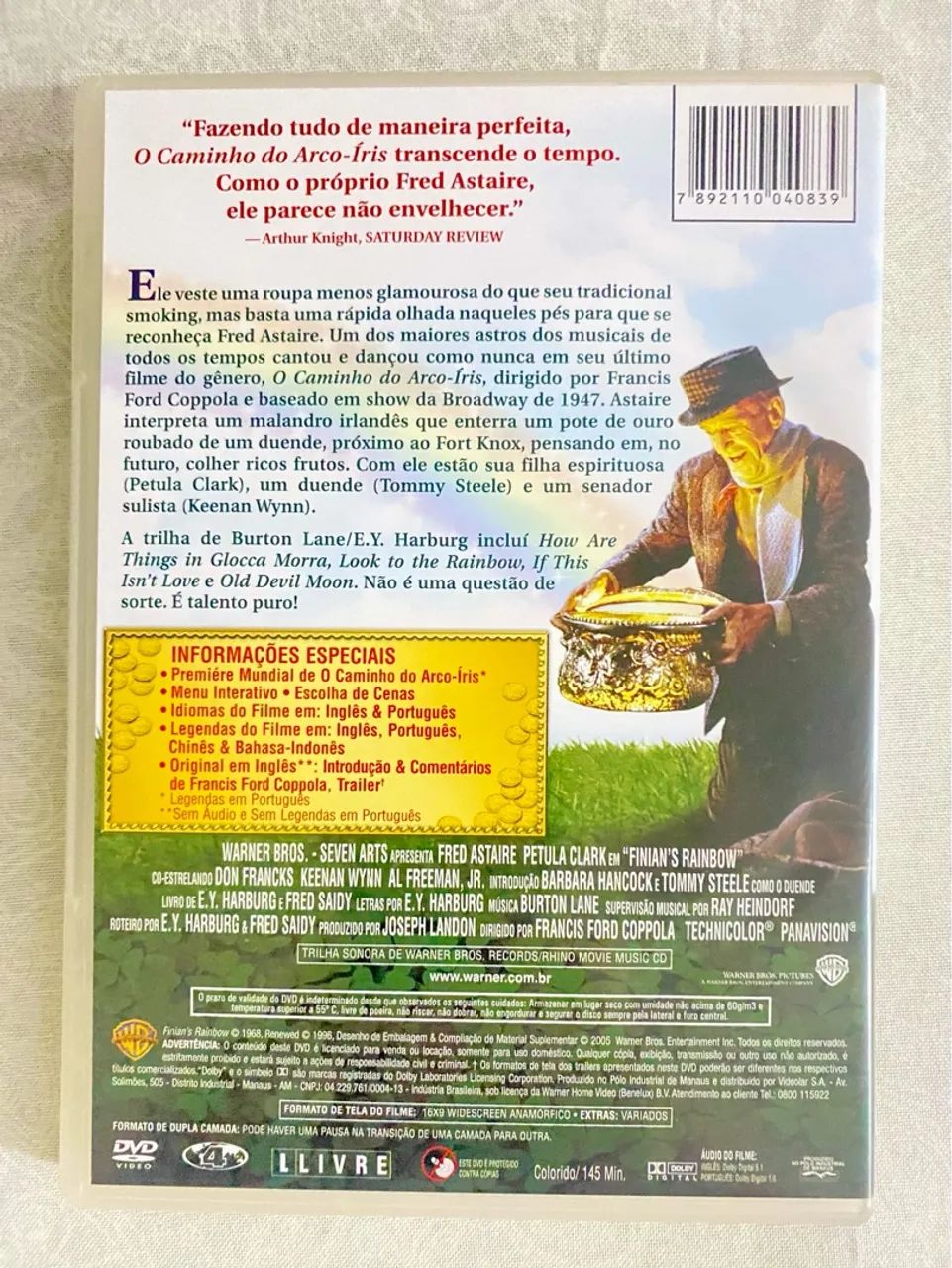 4 DVDs Grandes Musicais da Broadway para Hollywood com luva - Foto 5