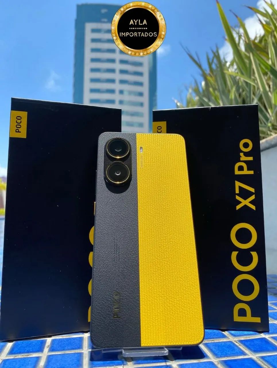 Poco X7 Pro 256/8GB Amarelo Lacrado Original com Nota e garantia