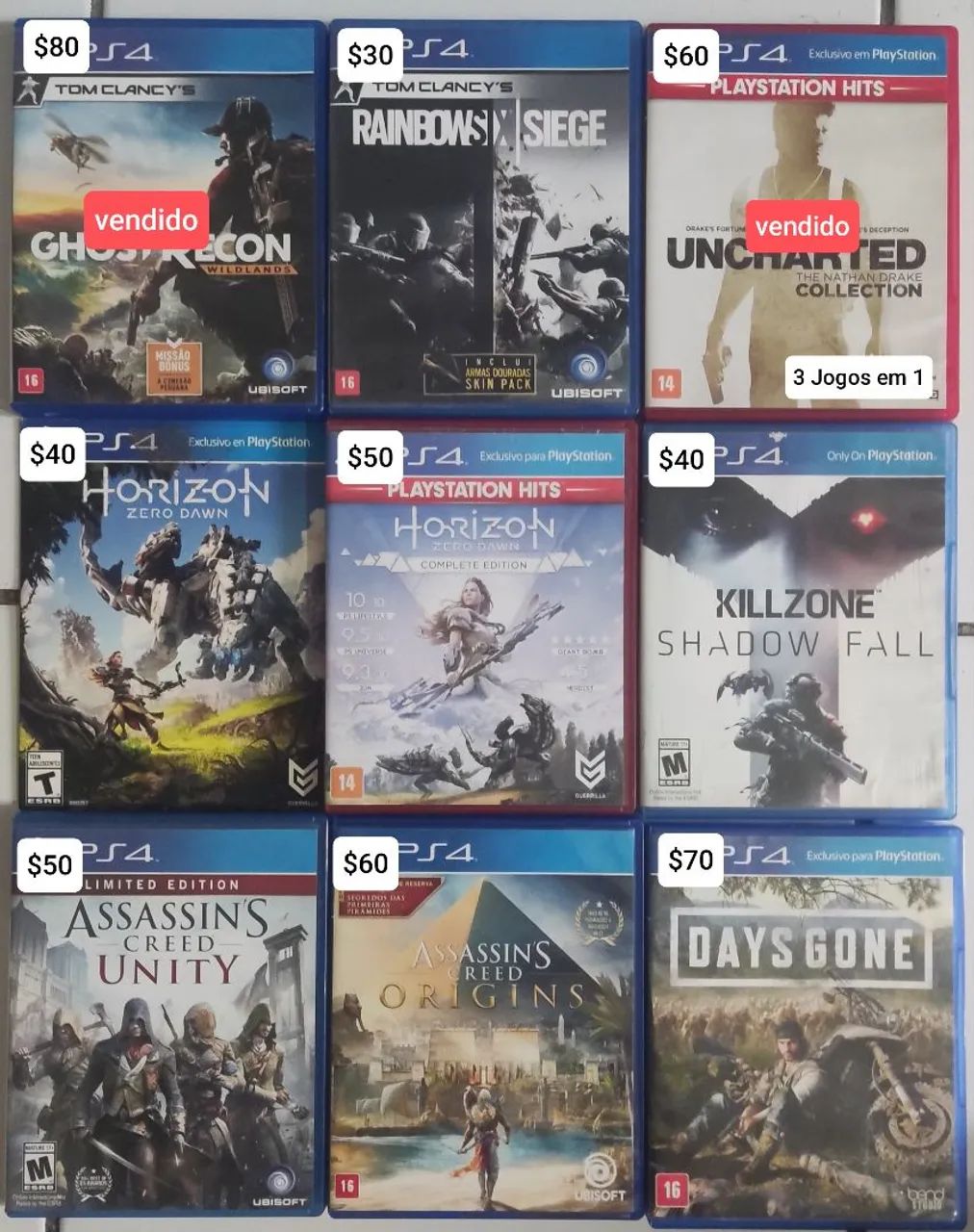Vários jogos PS4 - Diversos títulos a venda! (Faço envio pela Olx) - Foto 5
