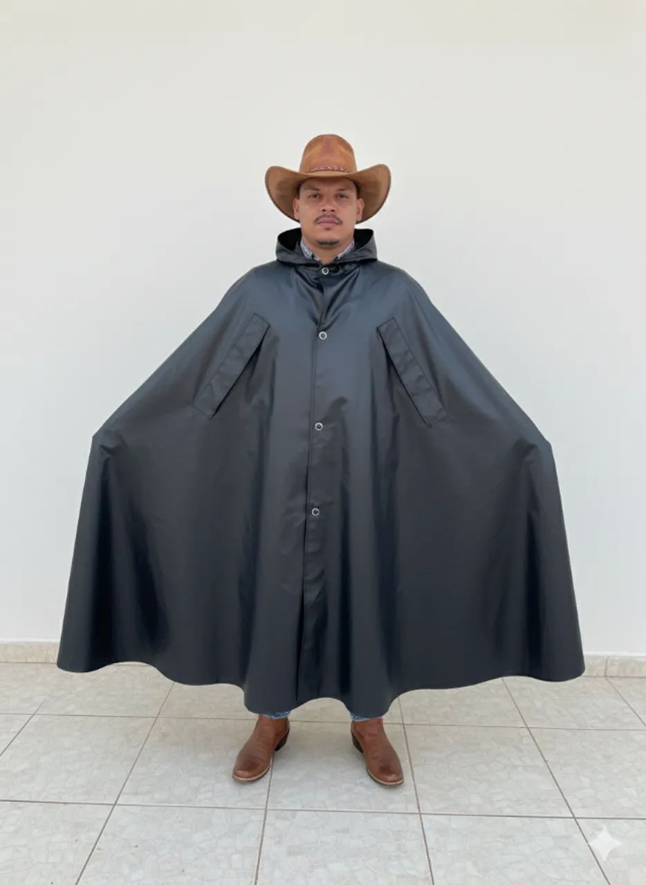 Capa de chuva boiadeira - Foto 2