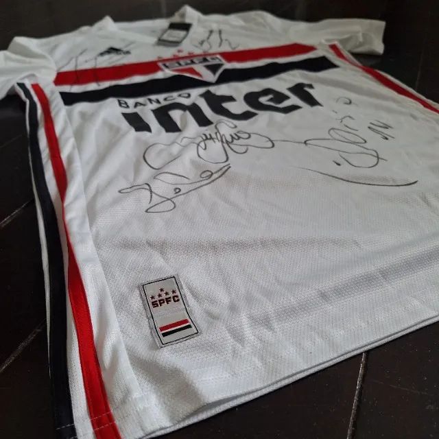 cam autografada original spfc - Foto 2