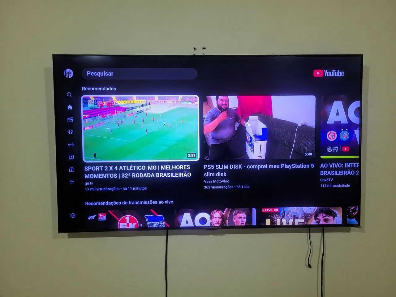 Vendo Smart TV 50' Samsung Cristal 4k - Foto 2