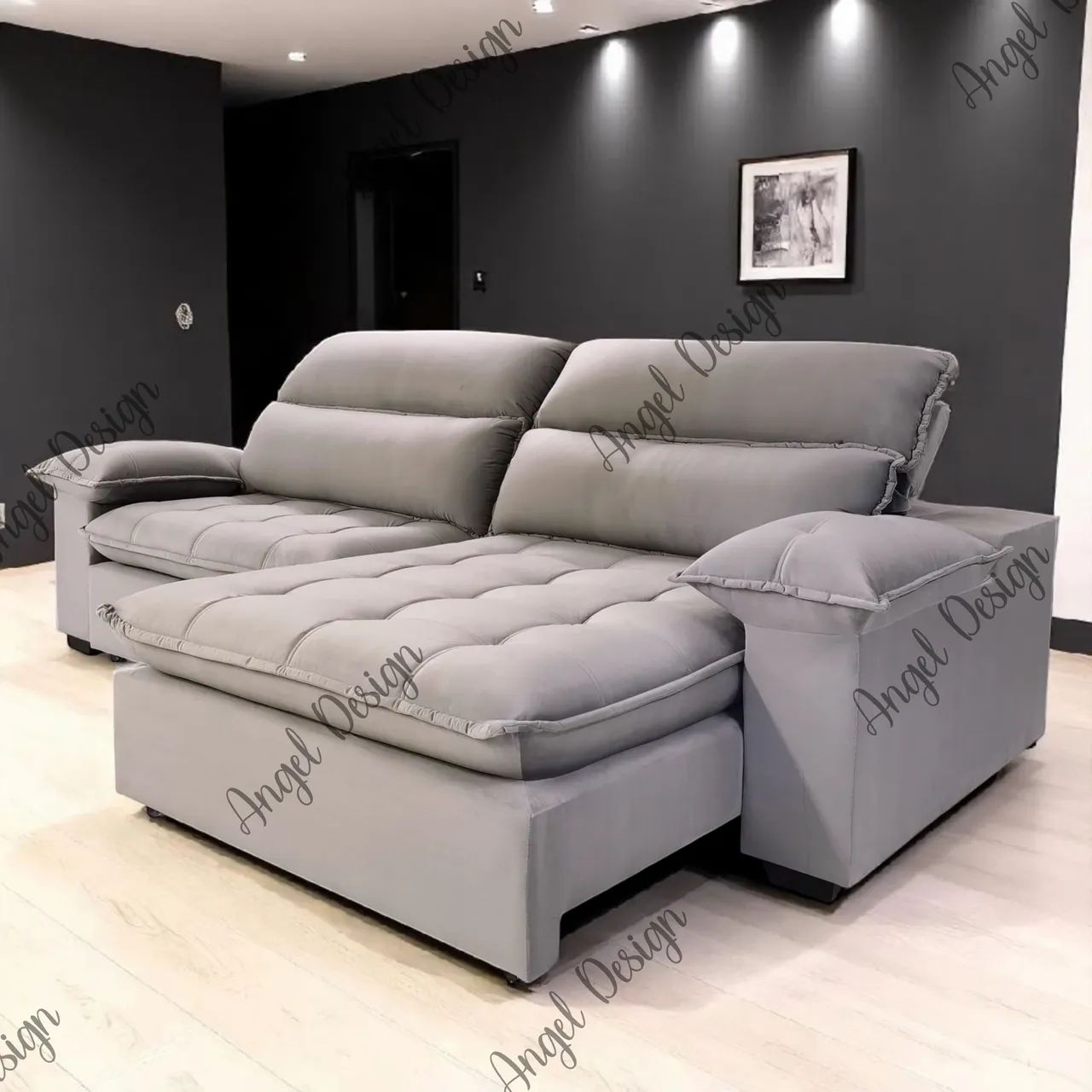 Sofá Retrátil Reclinavel 2.90 alto padrão 