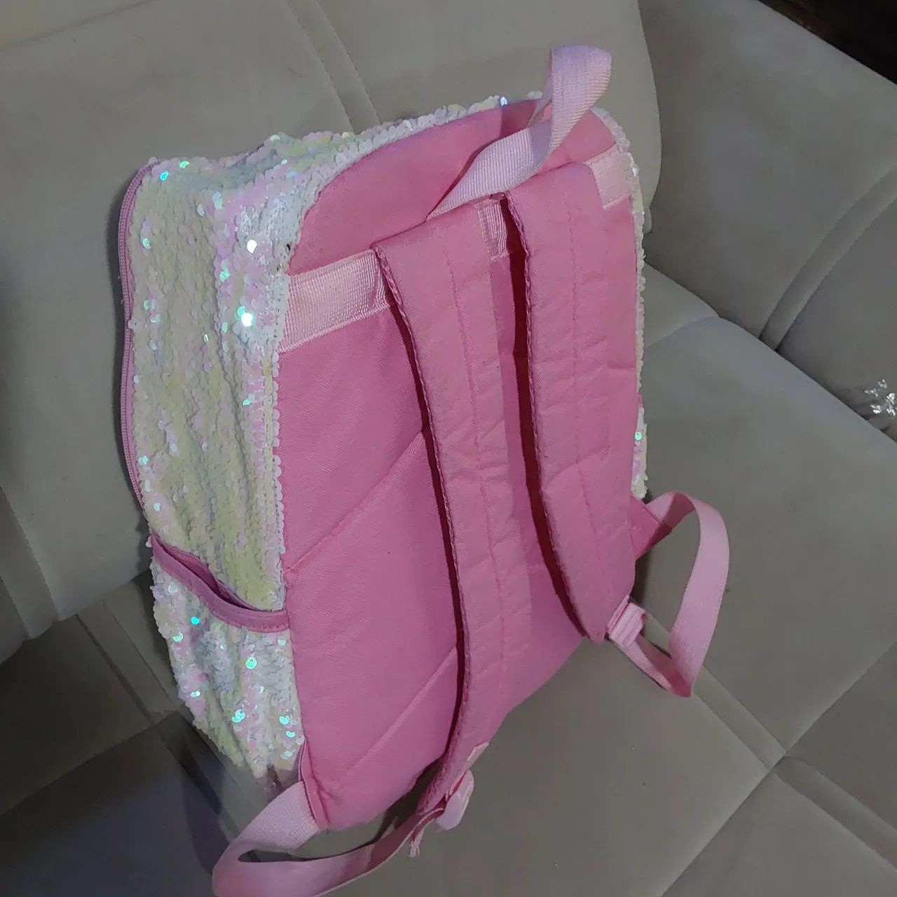 UP4YOU Pink Sequined Backpack64319736752514122