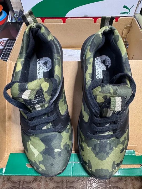 Tênis Cavalera Camuflado - Novo - Foto 3