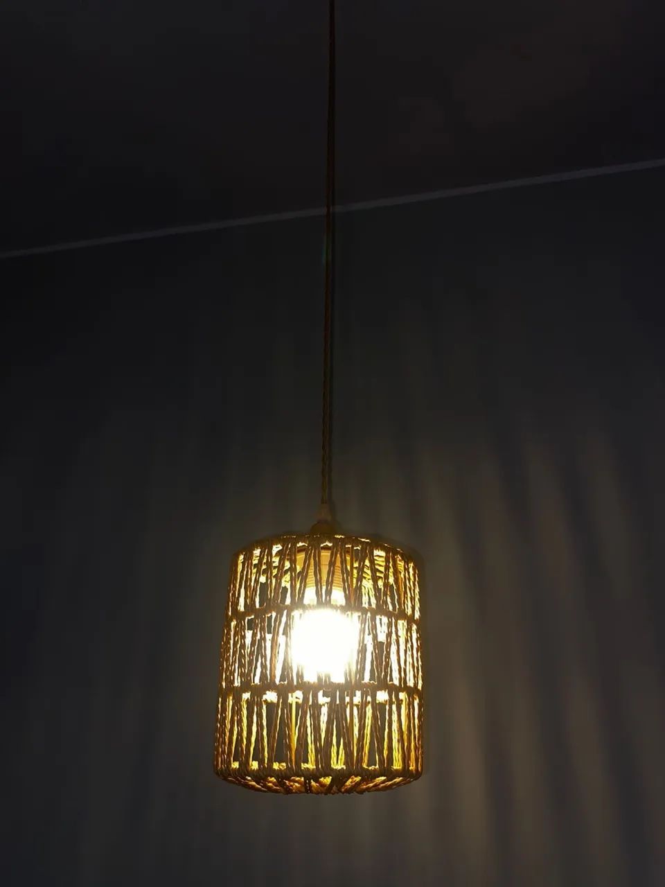 Luminária de teto estilo boho