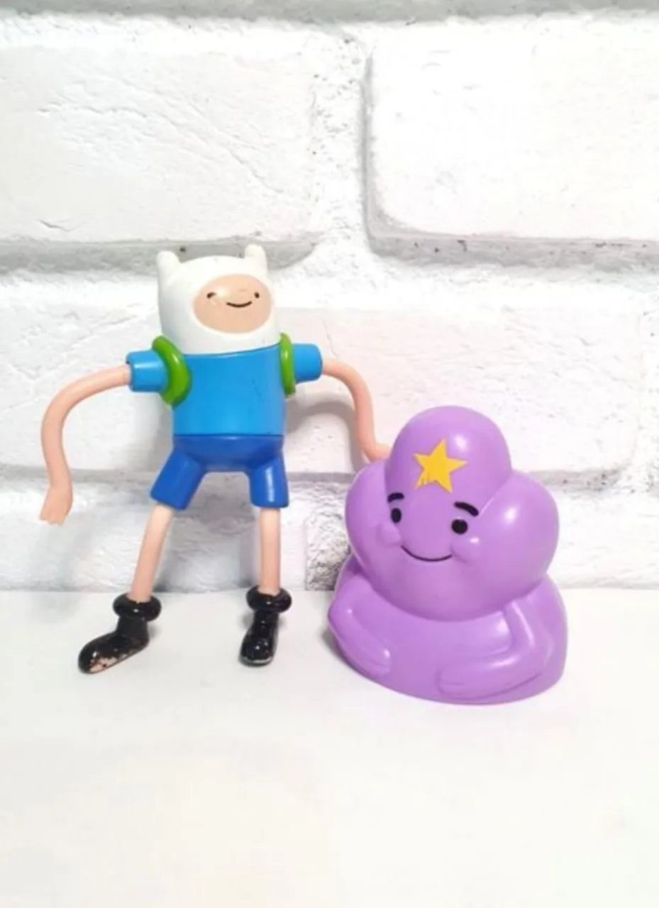 Bonecos Finn e Princesa Jujuba - Adventure Time
