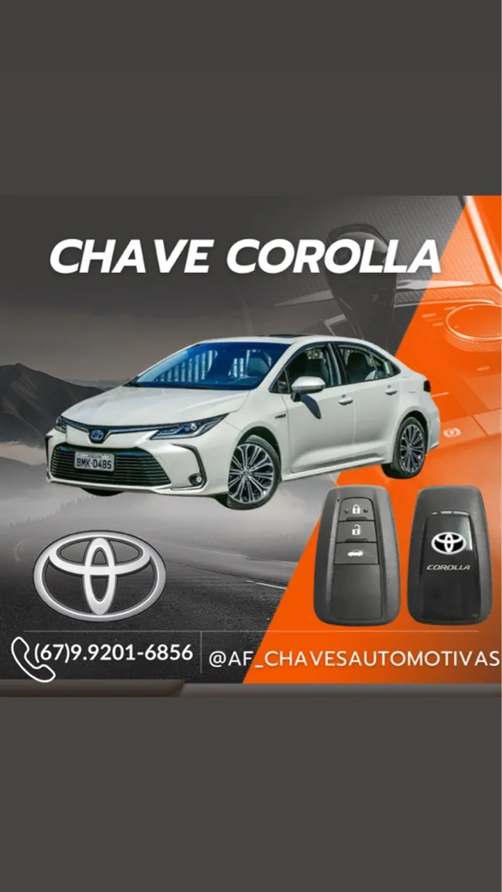 CHAVE PRESENÇA COROLLA