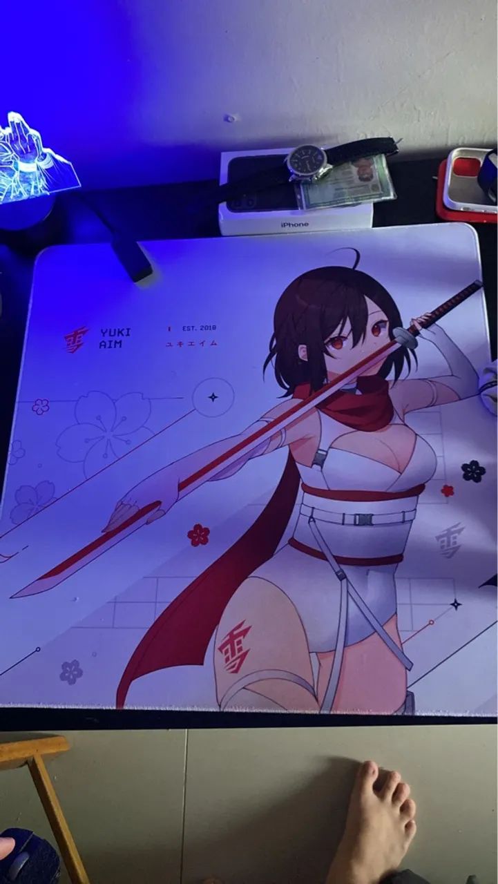 Mousepad Gamer Yuki Aim katana - Foto 3