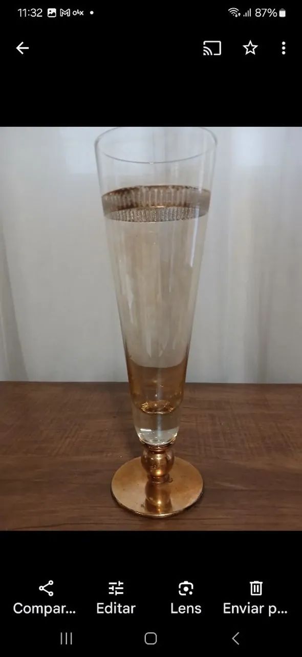 Taça de Cristal Antiga - Foto 4