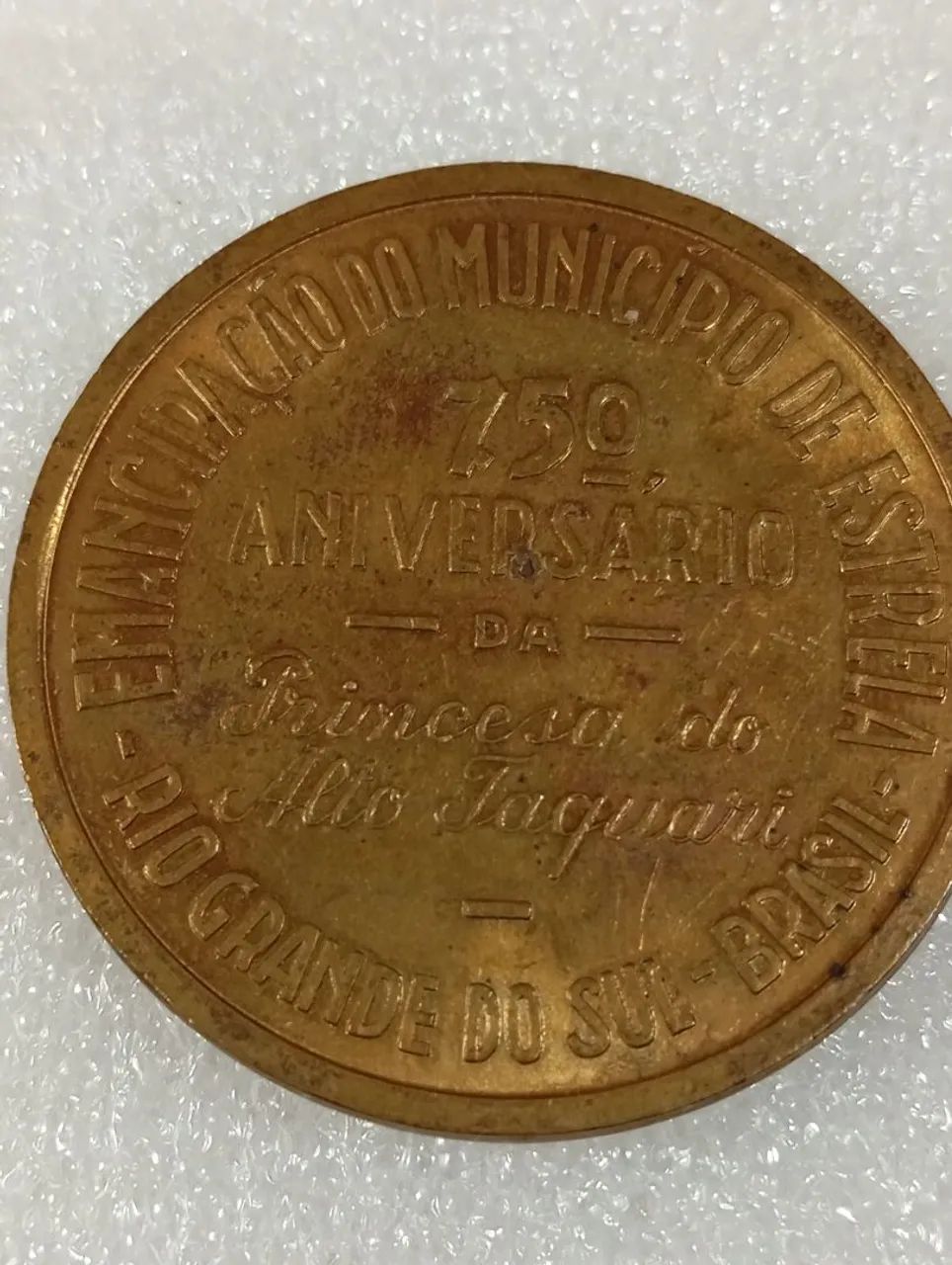 Medalha Comemorativa 75º Aniversário de Estrela -  Princesa do Alto Taquari - Foto 4