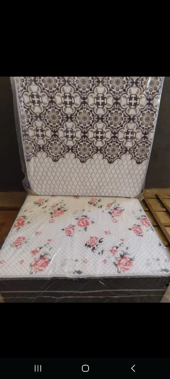 Box  Casal Floral 5 cm de colchão 