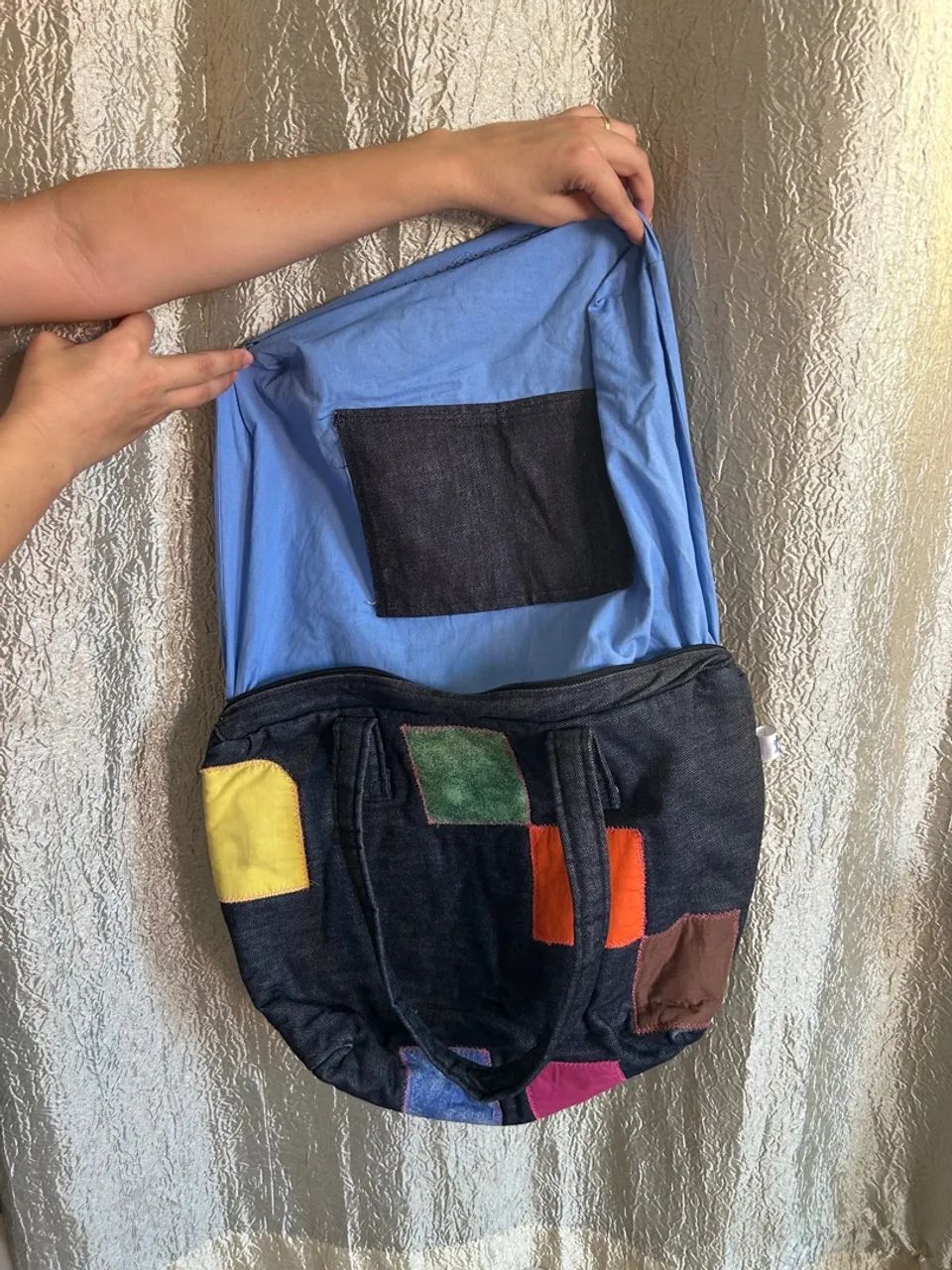 Bolsa Jeans Colorida