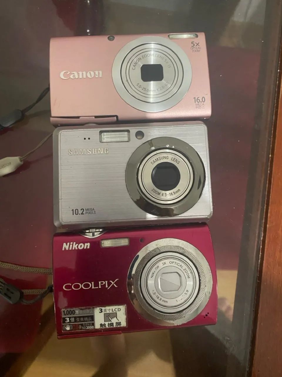 Três câmeras impecáveis!