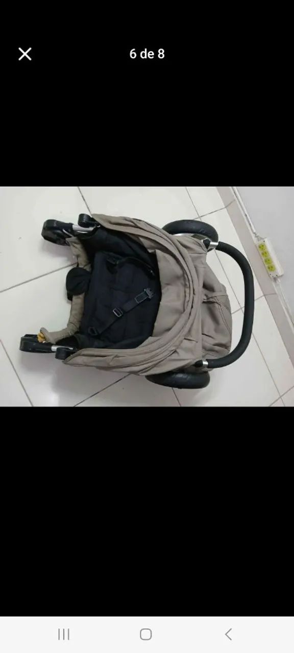 Carrinho de Bebê Compacto, marca  kiddo  usado. - Foto 5