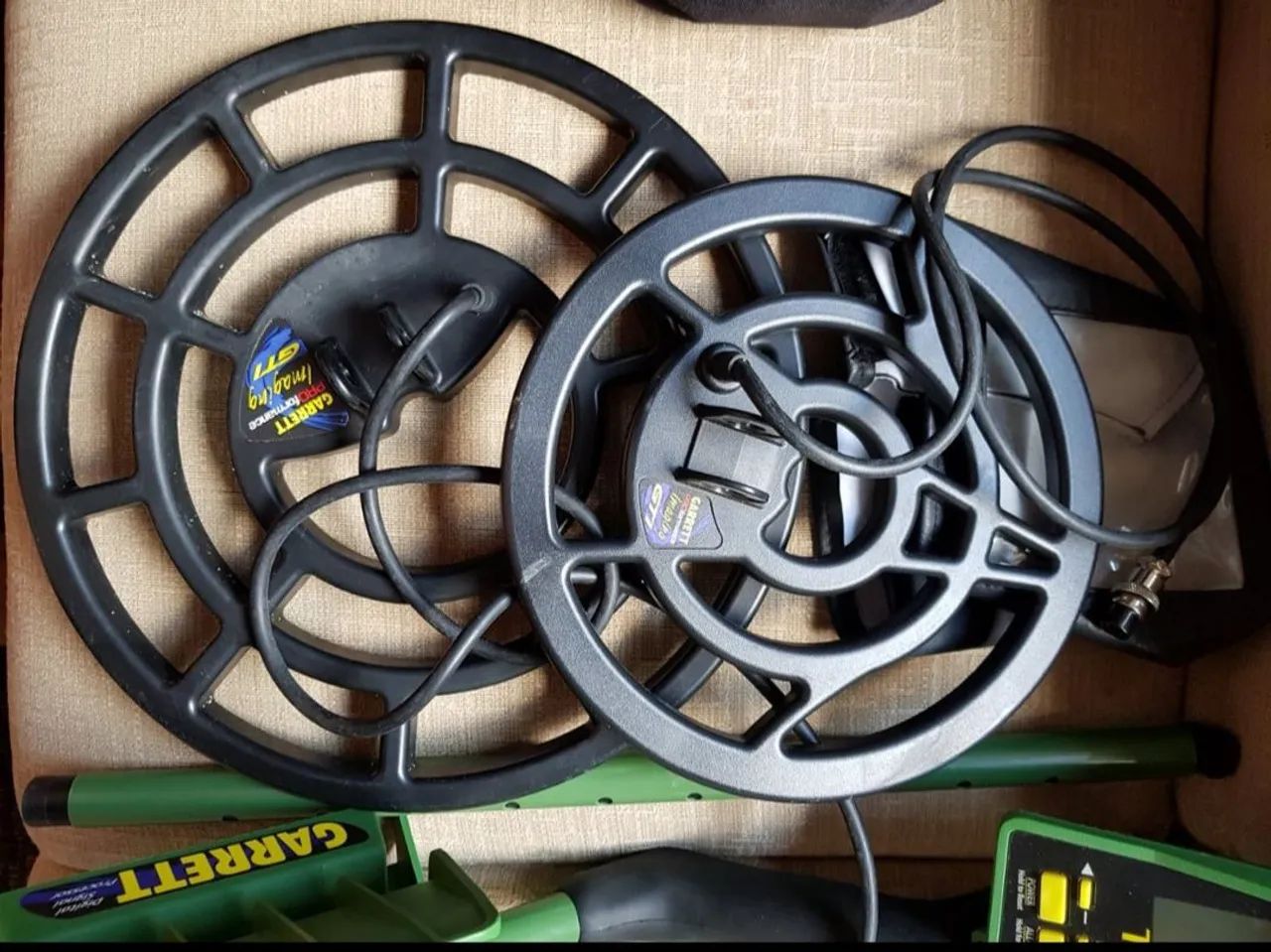 Detector de Metais GARRET GTI 2500 com 2 bobinas e bolsa de transporte