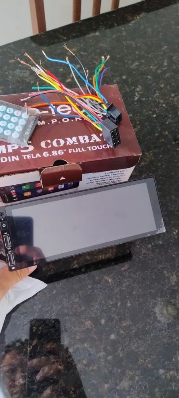 Multimídia 1 Din carplay e Android e-tech - Foto 2