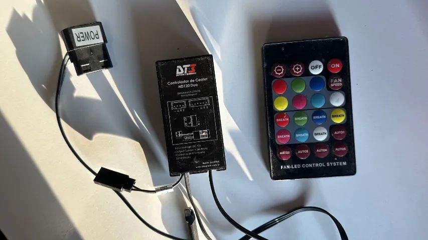 Controladora Fans e Fita RGB DT3 com imã