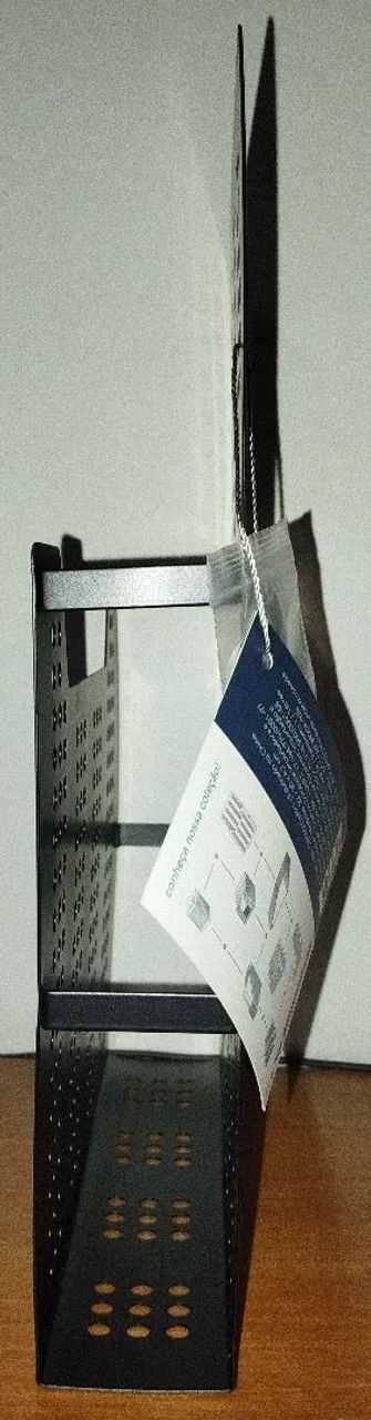 Porta Revistas / Documentos A4 De Parede Em Metal (22 x 30 x 4,7cm) - *NOVO* - Foto 3