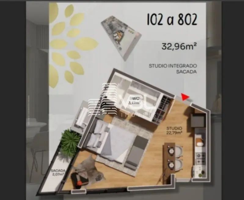 STUDIOS e APARTAMENTOS no bairro COQUEIROS próximo do PARQUE e do comercio - Foto 5
