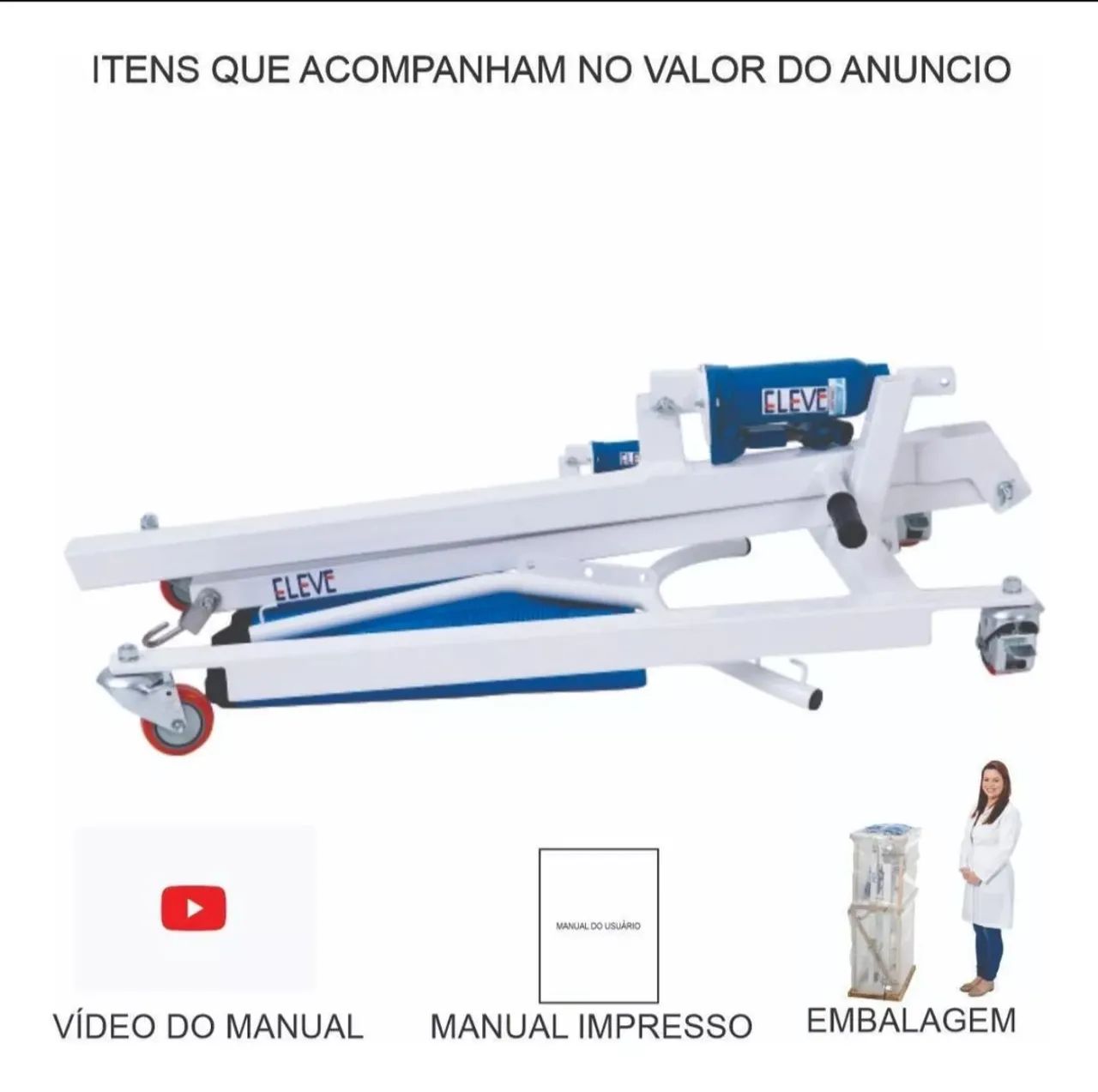 Guincho Hidráulico para deficientes e acamado aceito cartão - Foto 3