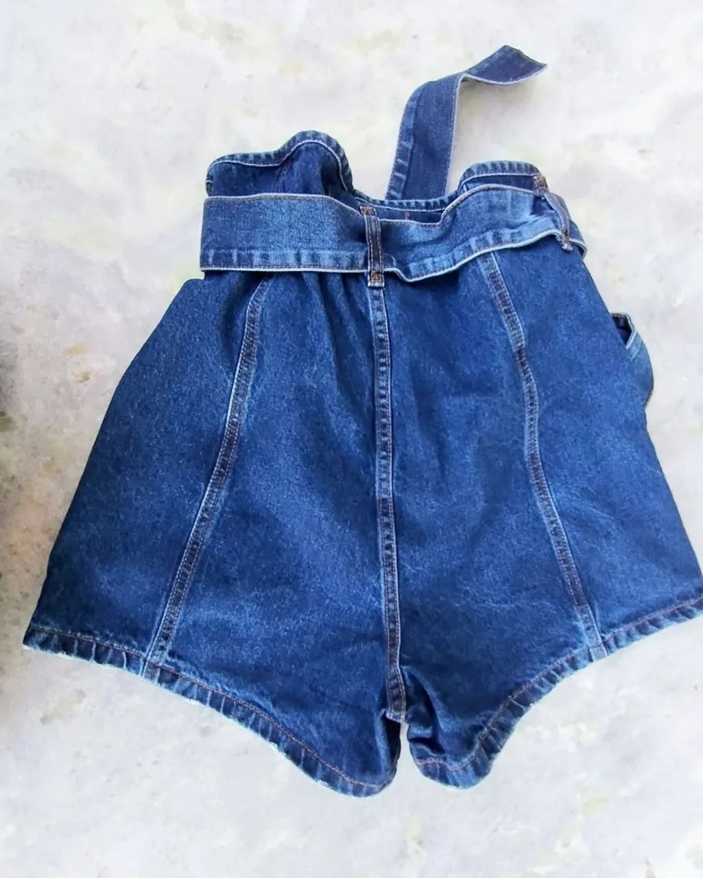 Short Jeans 34 Novo Clochard Renner  Cintura Alta - Foto 3