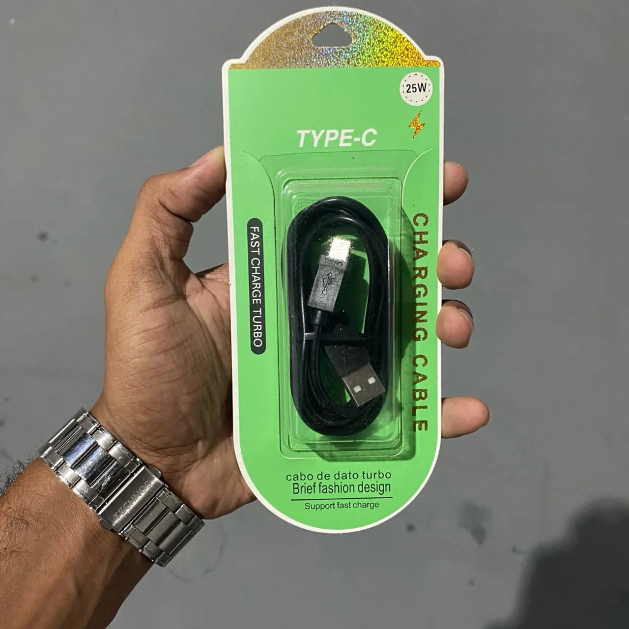 Cabo Carregador Turbo Tipo-C 25W