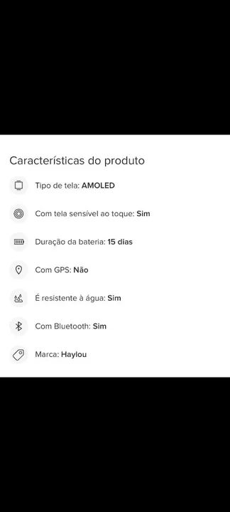 Haylou Ls16 RT3 TacticalTela Amoled De 1.4 Preto - Foto 4