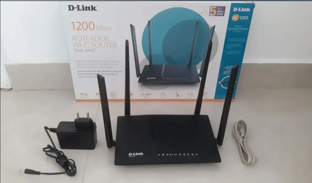 Roteador Wi-Fi D-Link 1200 Mbps Dual Band