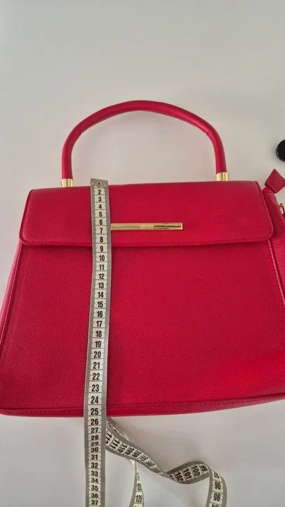 Bolsa Santa Lolla vermelha - Foto 4