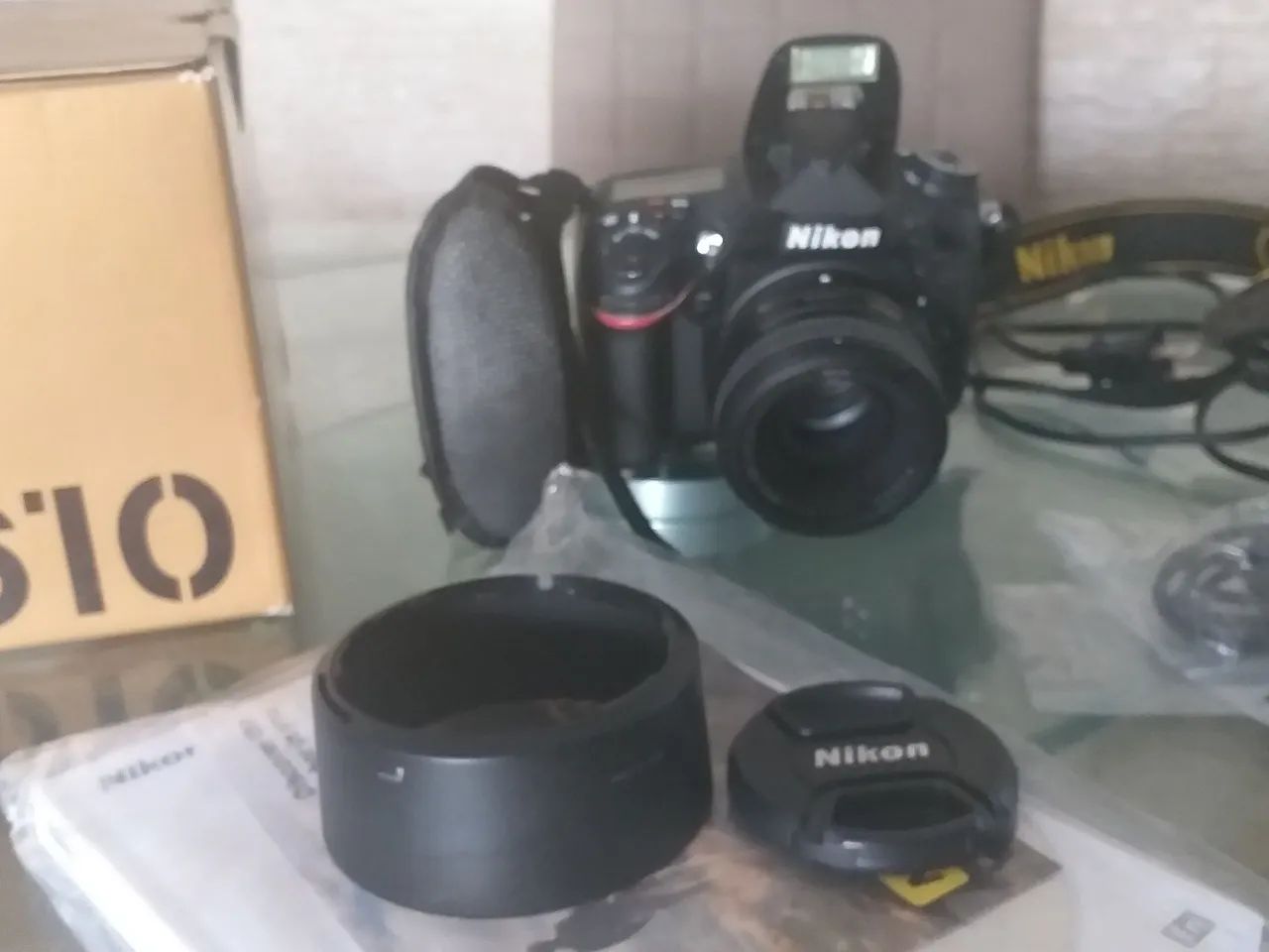 Câmera digital  Nikon D610 - 45.850 cliques+ lente  +2 baterias +carregador, etc... - Foto 6