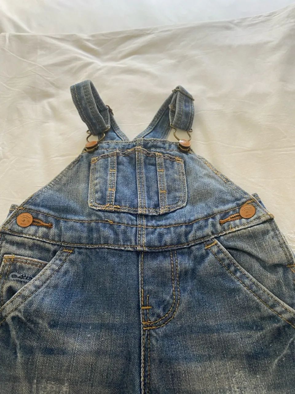 Macacão Jeans Bebê - Foto 5