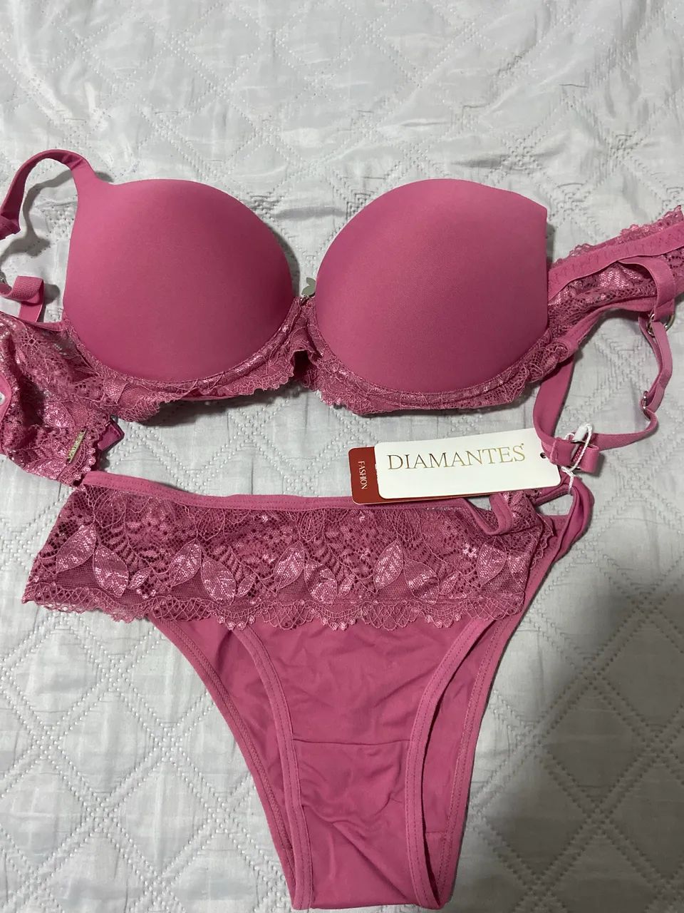 Conjunto Lingerie Sut C Base - Diamantes  - Foto 2